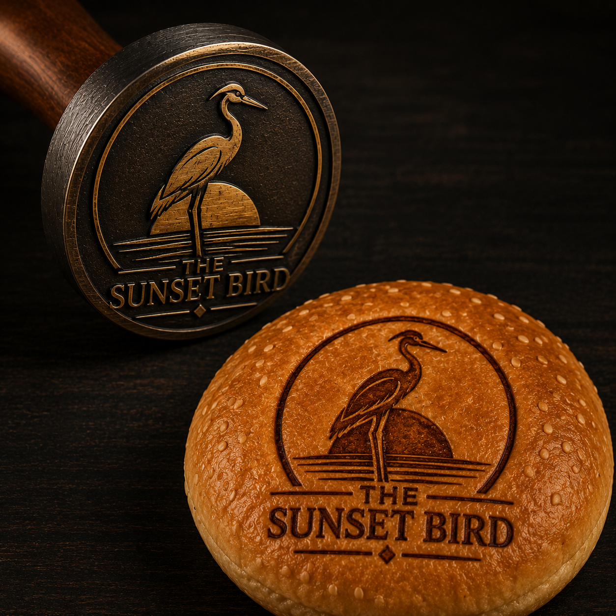 Sunset Bird Branding
